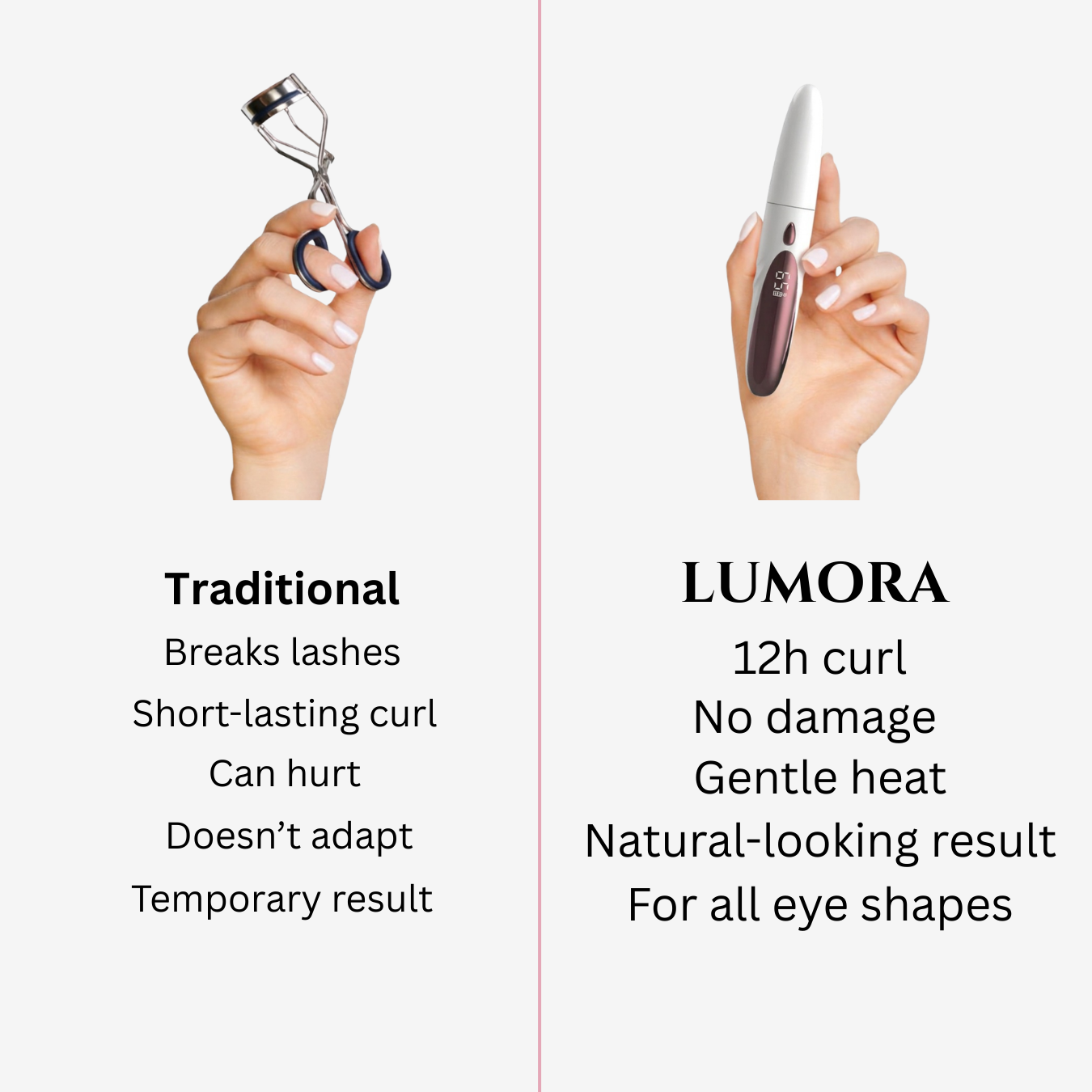 Lumora heated Eyelash Curler