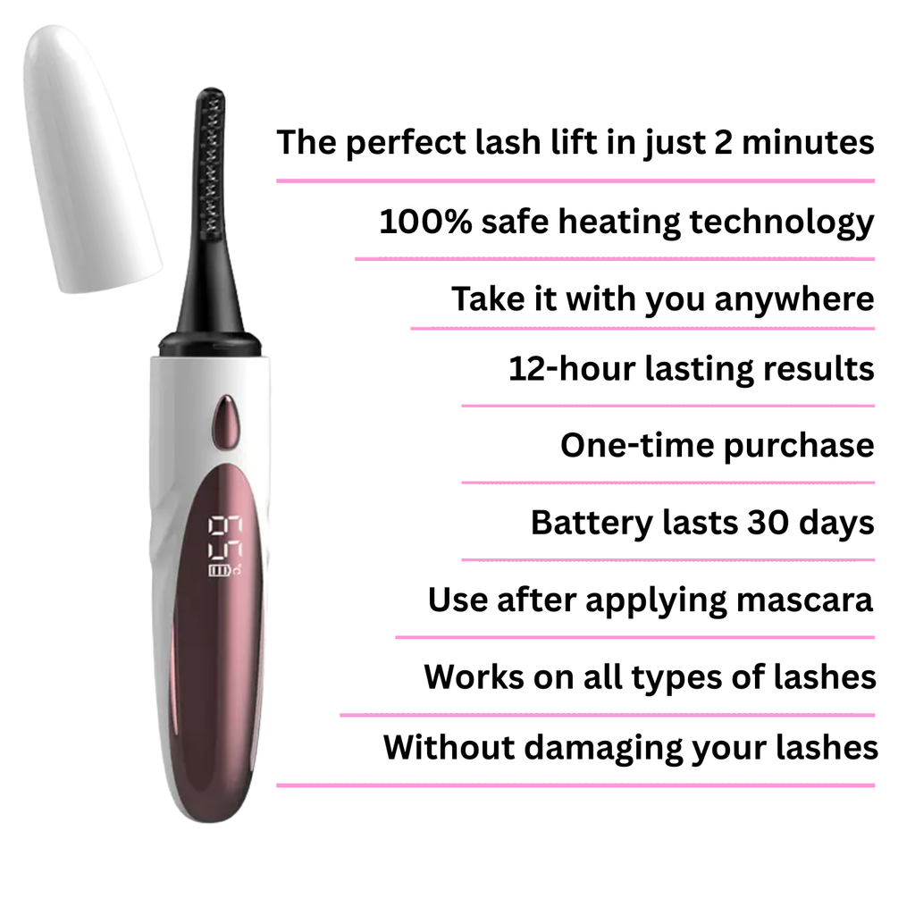 Rizador de pestañas calentado Lumora